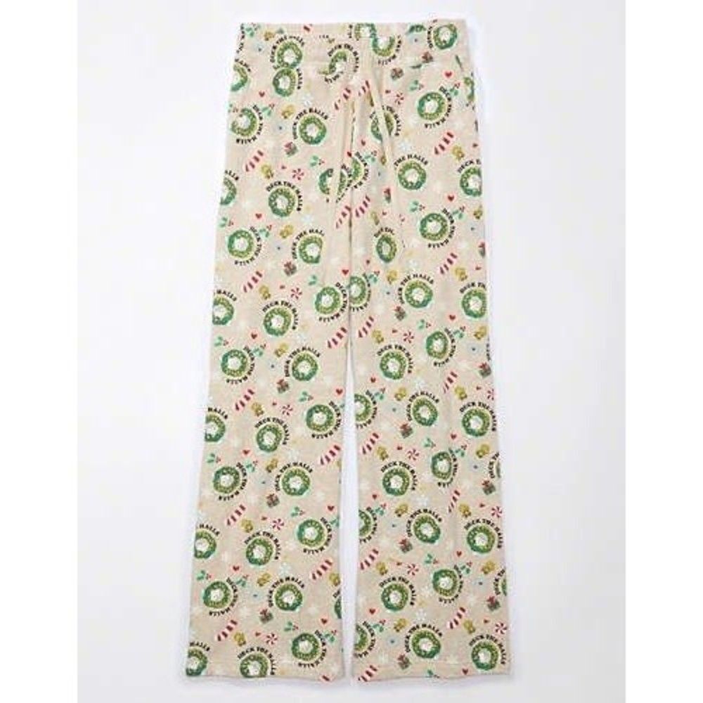 American Eagle Peanuts Christmas PJ Pant XL Snoopy NWT